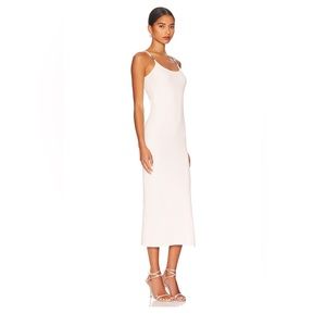 INTERMIX THE RANGE PRIMARY RIB HARDWEAR MIDI DRESS